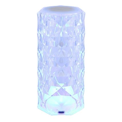Globo - Laetav LED RGB laualamp, puutetundlik, laetav LED/0,6W/3,7V 500mAh