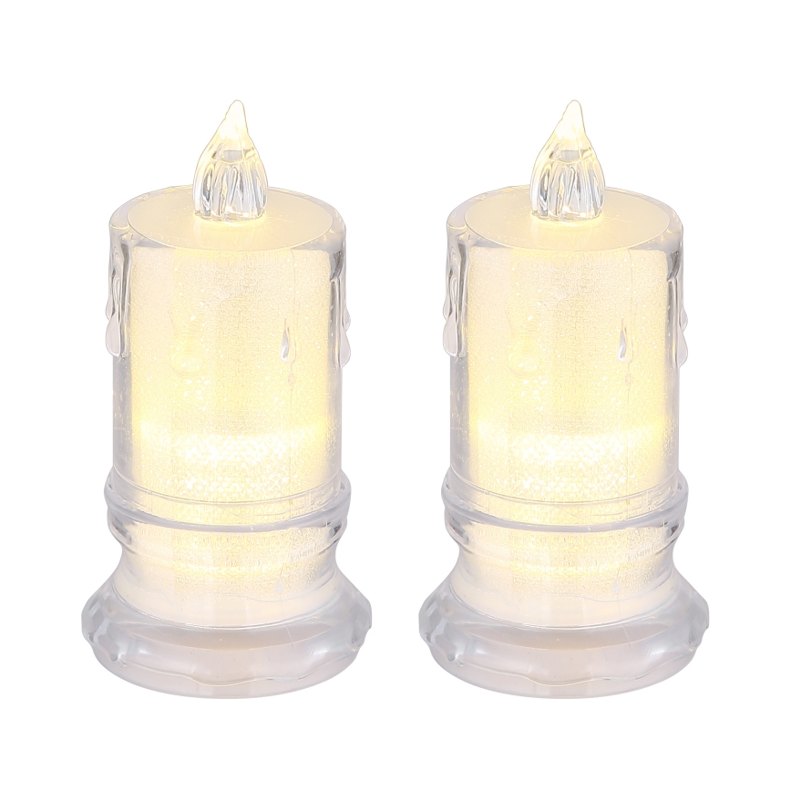 Globo - KOMPLEKT 2X LED Küünal LED/0,25W/3xLR1130