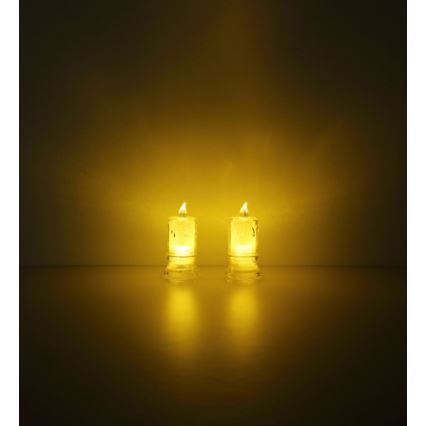 Globo - KOMPLEKT 2X LED Küünal LED/0,25W/3xLR1130