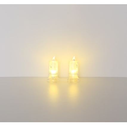 Globo - KOMPLEKT 2X LED Küünal LED/0,25W/3xLR1130