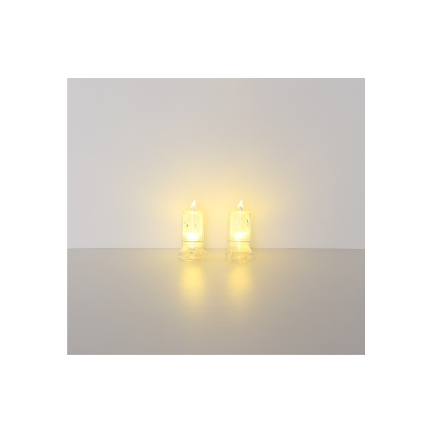 Globo - KOMPLEKT 2X LED Küünal LED/0,25W/3xLR1130