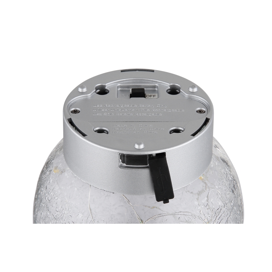 Globo - LED laualamp dekoratiivne laetav 25xLED/0,06W/5V 600 mAh IP44