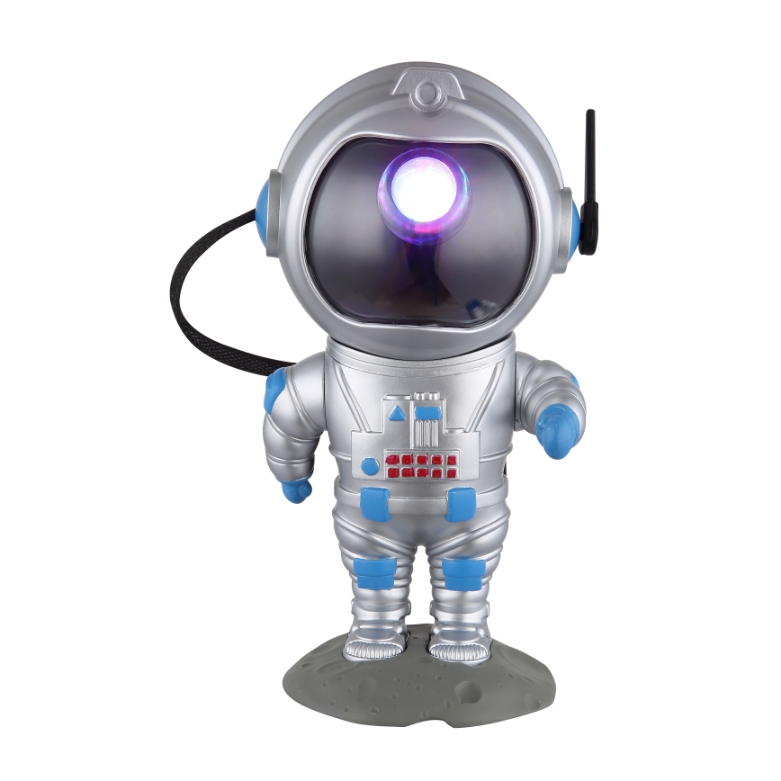 Globo - LED RGB Laualamp LED/4,5W/5V astronaut hõbedane
