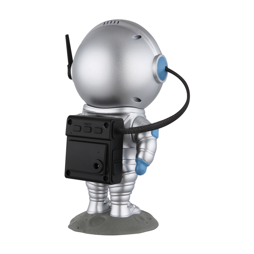 Globo - LED RGB Laualamp LED/4,5W/5V astronaut hõbedane