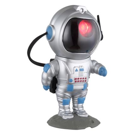 Globo - LED RGB Laualamp LED/4,5W/5V astronaut hõbedane