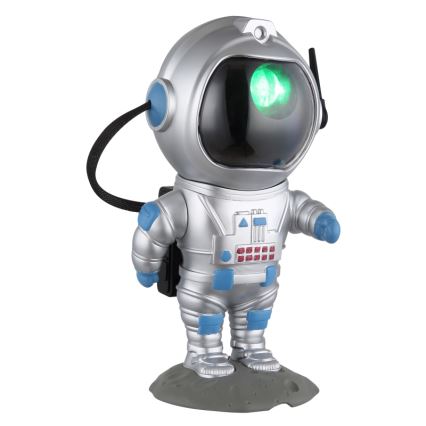 Globo - LED RGB Laualamp LED/4,5W/5V astronaut hõbedane