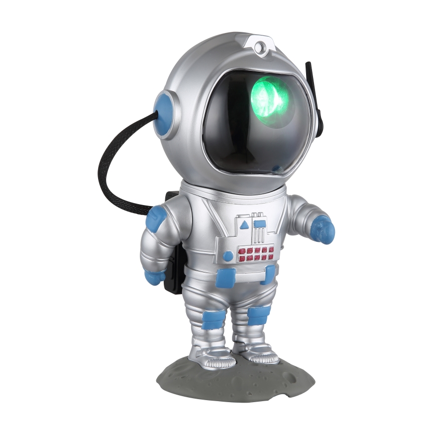 Globo - LED RGB Laualamp LED/4,5W/5V astronaut hõbedane