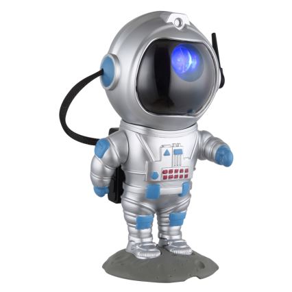 Globo - LED RGB Laualamp LED/4,5W/5V astronaut hõbedane