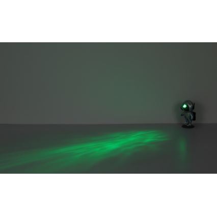 Globo - LED RGB Laualamp LED/4,5W/5V astronaut hõbedane