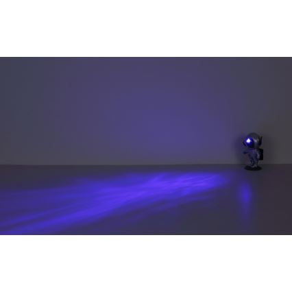 Globo - LED RGB Laualamp LED/4,5W/5V astronaut hõbedane
