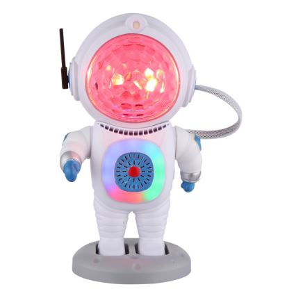Globo - LED RGB Laualamp LED/6W/5V astronaut valge