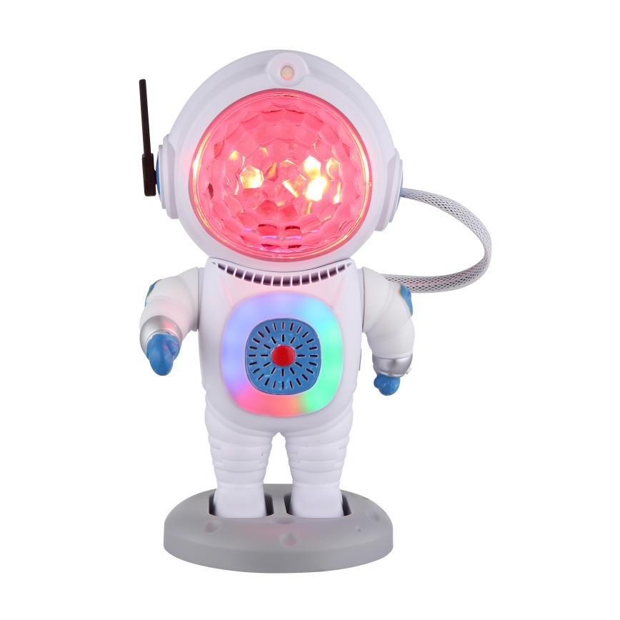 Globo - LED RGB Laualamp LED/6W/5V astronaut valge