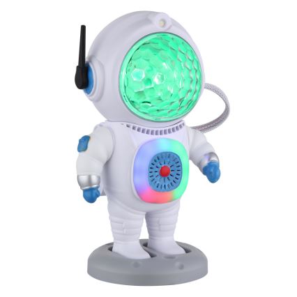 Globo - LED RGB Laualamp LED/6W/5V astronaut valge