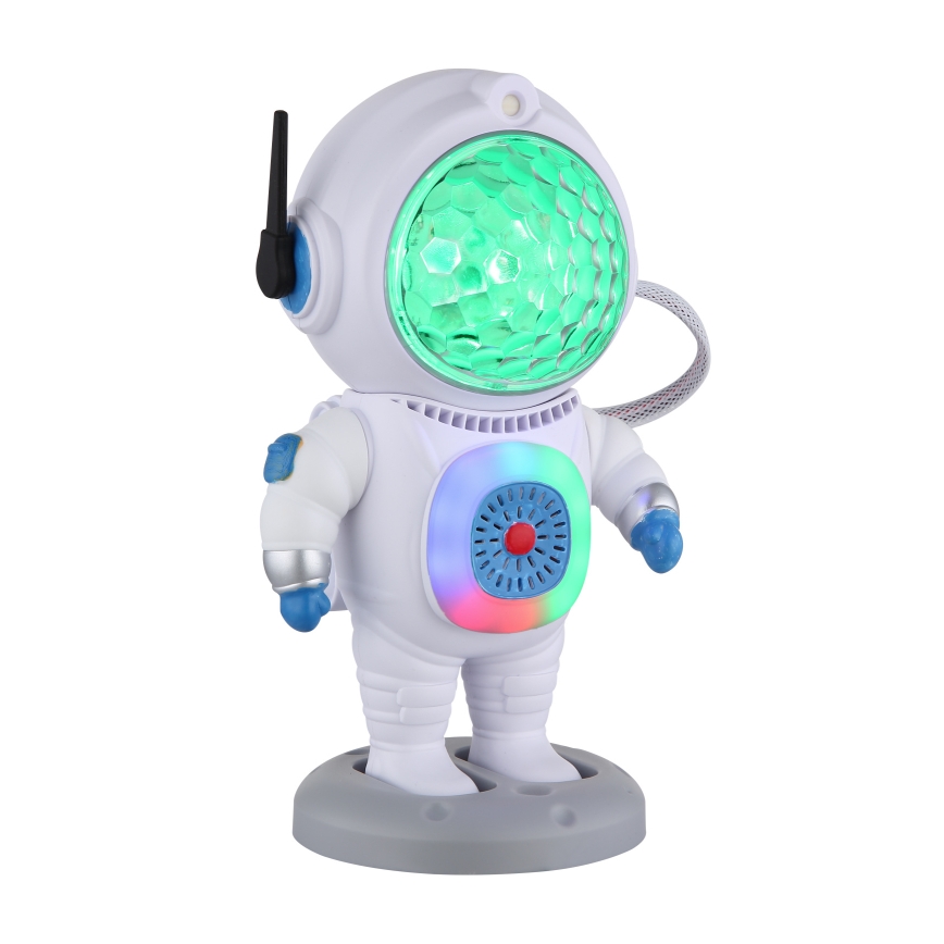 Globo - LED RGB Laualamp LED/6W/5V astronaut valge