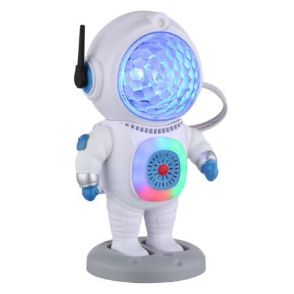 Globo - LED RGB Laualamp LED/6W/5V astronaut valge