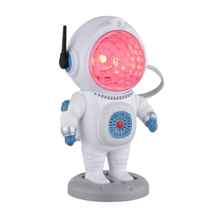 Globo - LED RGB Laualamp LED/6W/5V astronaut valge