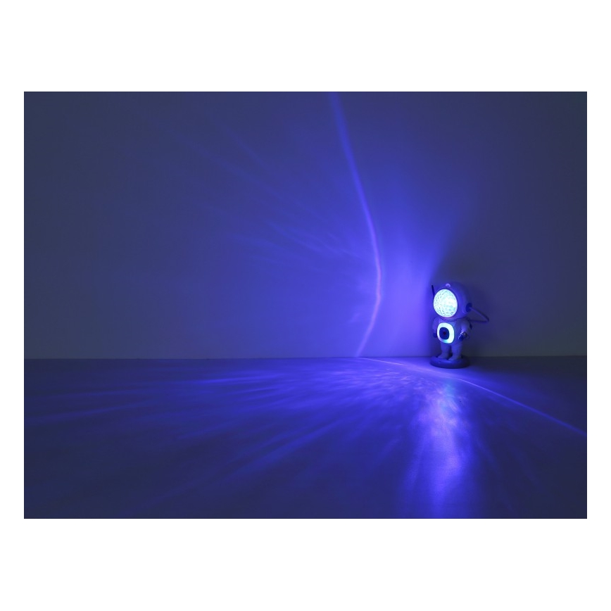 Globo - LED RGB Laualamp LED/6W/5V astronaut valge