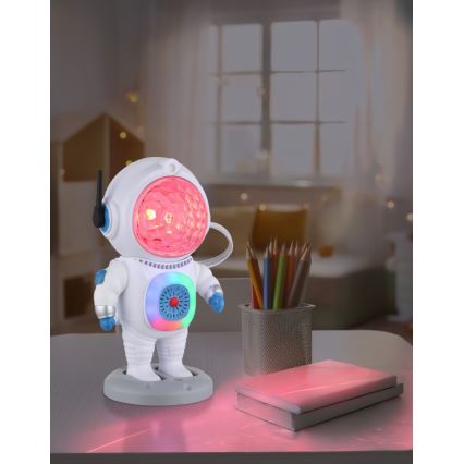 Globo - LED RGB laualamp LED/6W/5V kosmonaut valge
