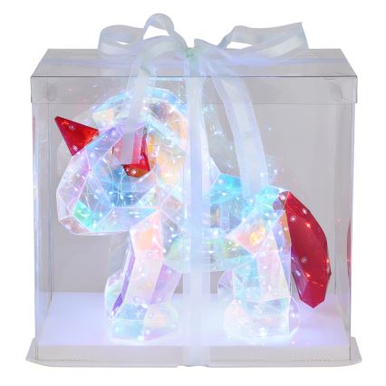 Globo - LED Lauakaunistus LED/3W/5V USB ükssarvik