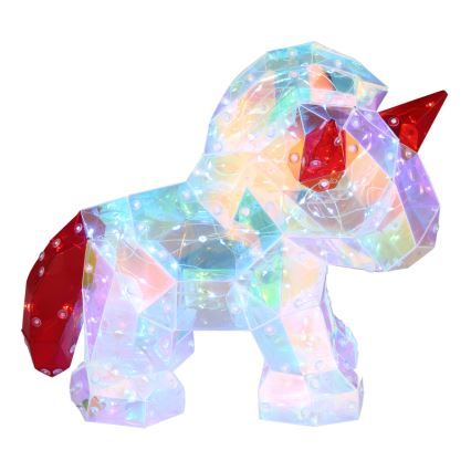 Globo - LED Lauakaunistus LED/3W/5V USB ükssarvik