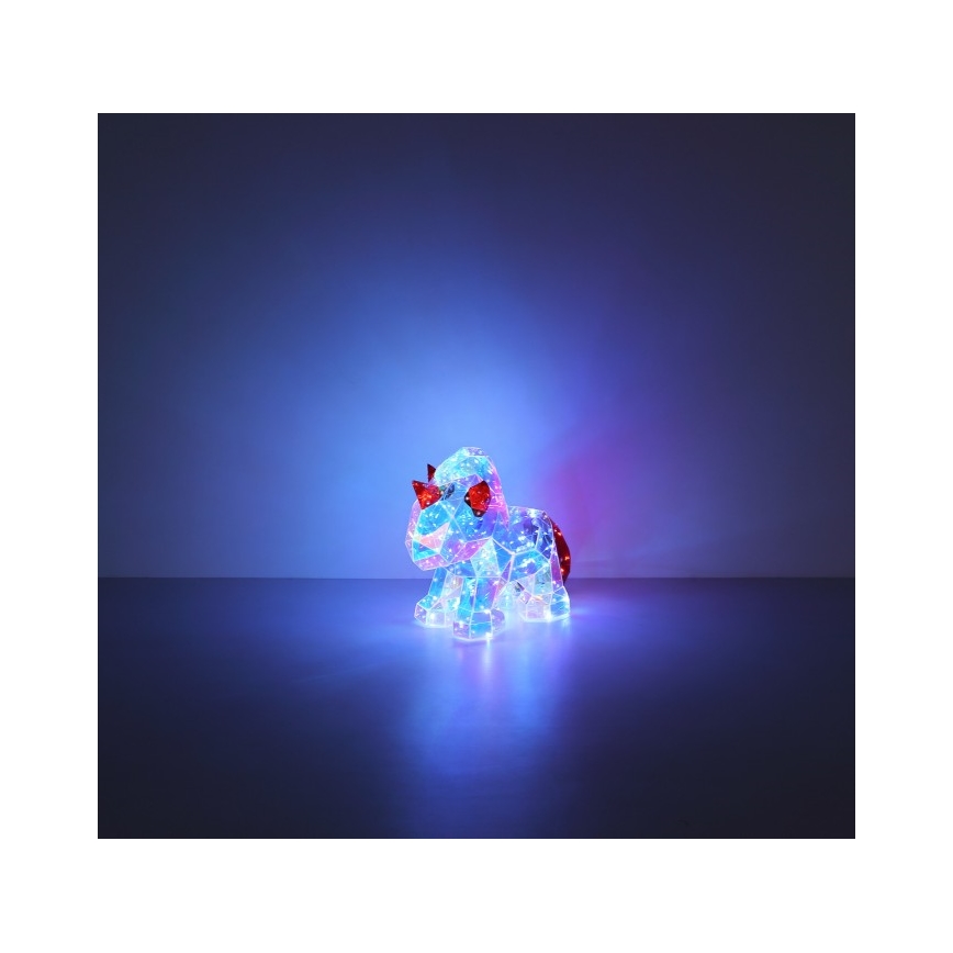 Globo - LED Lauakaunistus LED/3W/5V USB ükssarvik
