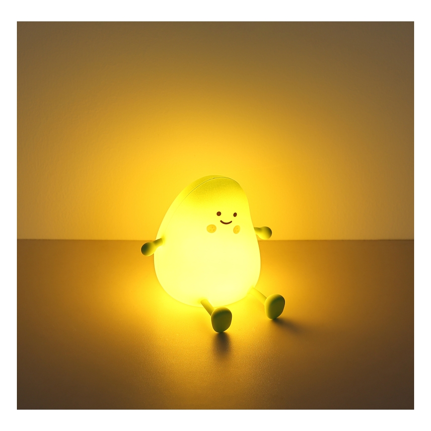Globo - LED RGBW hämardatav laetav laste öölamp LED/2W/5V 1200 mAh mango