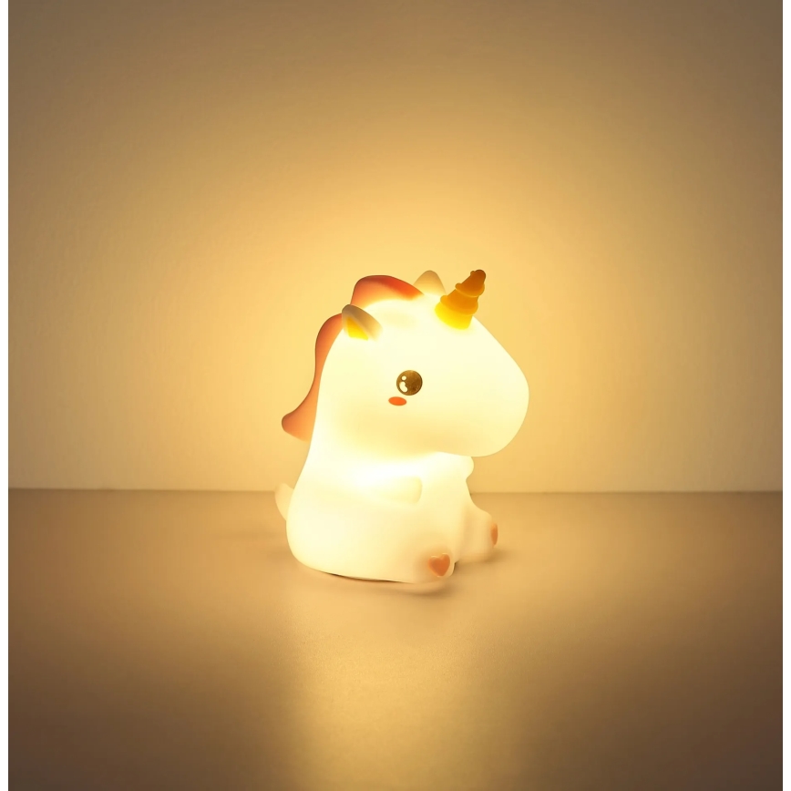 Globo - LED RGBW hämardatav laetav laste öölamp LED/1,5W/5V 1200 mAh ükssarvik