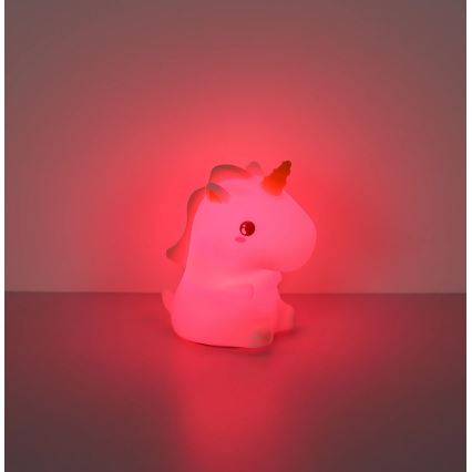 Globo - LED RGBW hämardatav laetav laste öölamp LED/1,5W/5V 1200 mAh ükssarvik