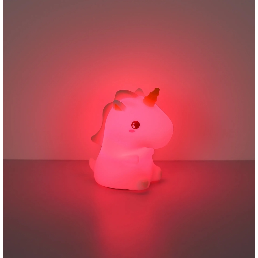 Globo - LED RGBW hämardatav laetav laste öölamp LED/1,5W/5V 1200 mAh ükssarvik