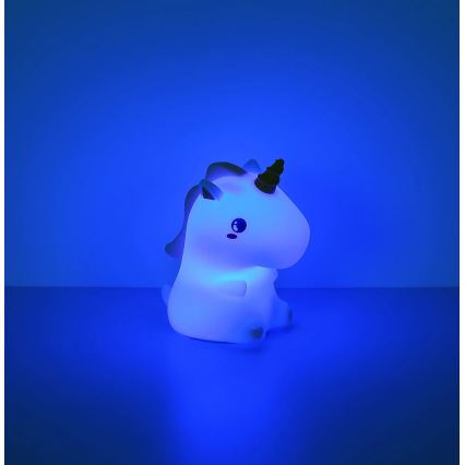 Globo - LED RGBW hämardatav laetav laste öölamp LED/1,5W/5V 1200 mAh ükssarvik