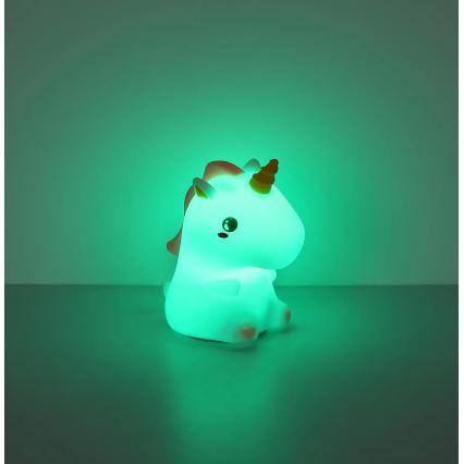 Globo - LED RGBW hämardatav laetav laste öölamp LED/1,5W/5V 1200 mAh ükssarvik