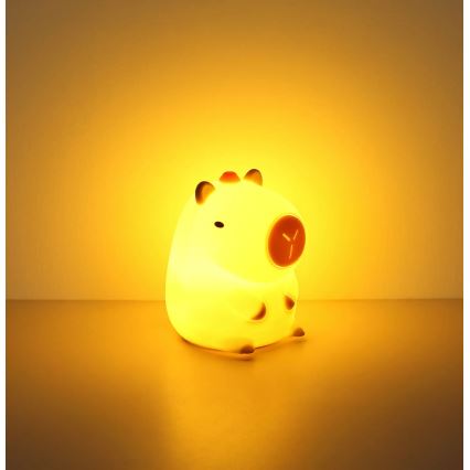 Globo - LED RGBW hämardatav laetav laste öölamp LED/1,5W/5V 1200 mAh kapibaar