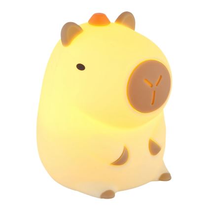 Globo - LED RGBW hämardatav laetav laste öölamp LED/1,5W/5V 1200 mAh kapibaar