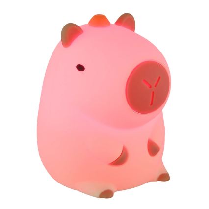 Globo - LED RGBW hämardatav laetav laste öölamp LED/1,5W/5V 1200 mAh kapibaar