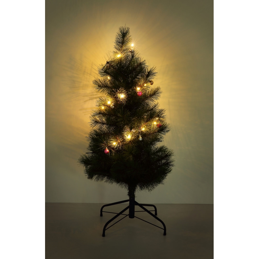 Globo - LED valguskett 20xLED/2xAA 2,2m soe valge