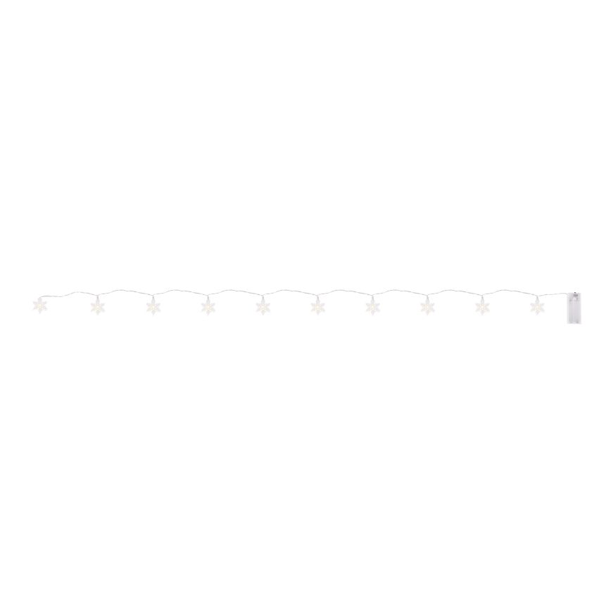 Globo 29906-10 - LED Dekoratiivne valguskett 10xLED/0,03W/2xAA