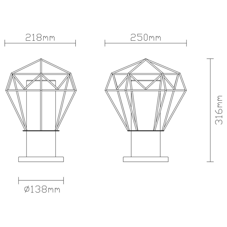 Globo - Välivalgusti 1xE27/15W/230V IP44