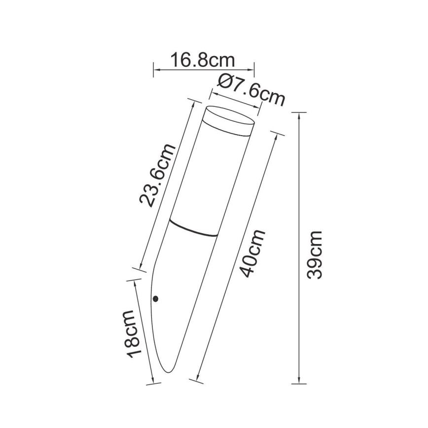 Globo - Väli seinavalgusti 1xE27/60W/230V IP44