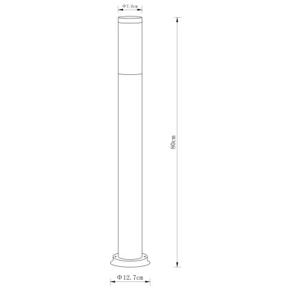 Globo - Välivalgusti 1xE27/60W/230V 80 cm IP44