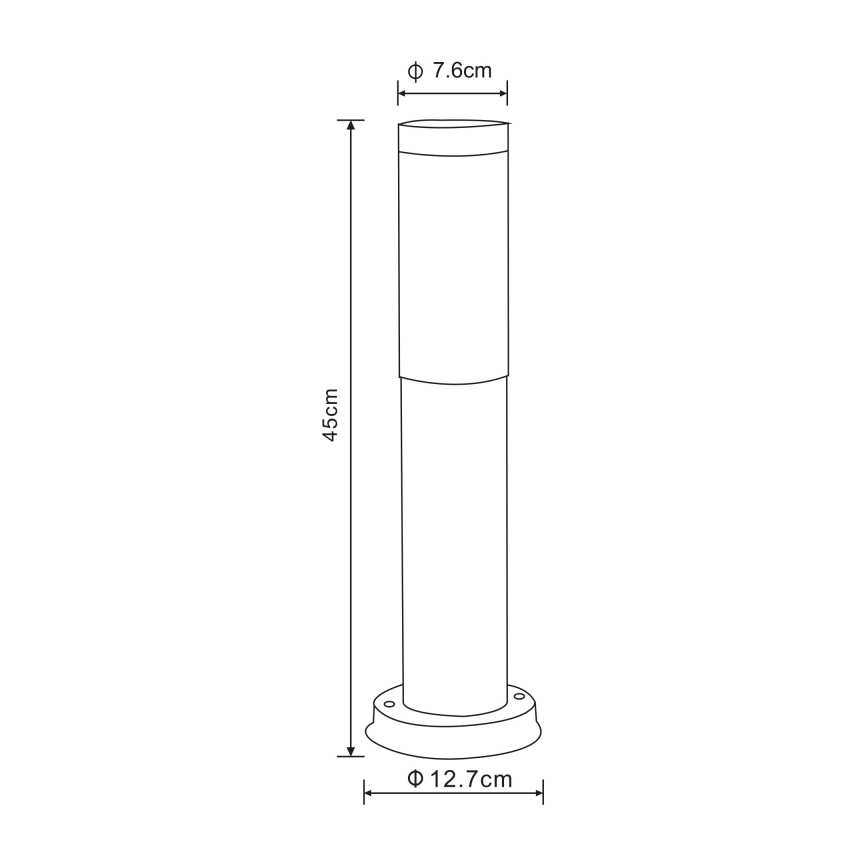 Globo - Välisvalgusti 1xE27/23W/230V 45 cm IP44