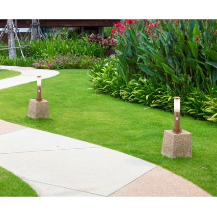 Globo - Õuevalgusti anduriga 1xE27/15W/230V 45 cm IP44