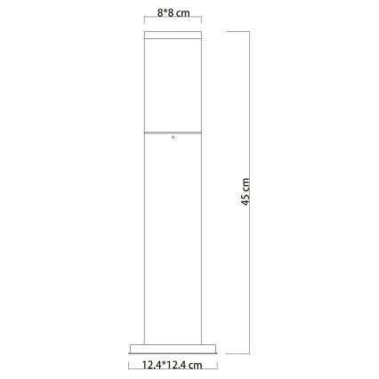 Globo - Välilamp 1xE27/15W/230V 45 cm IP44