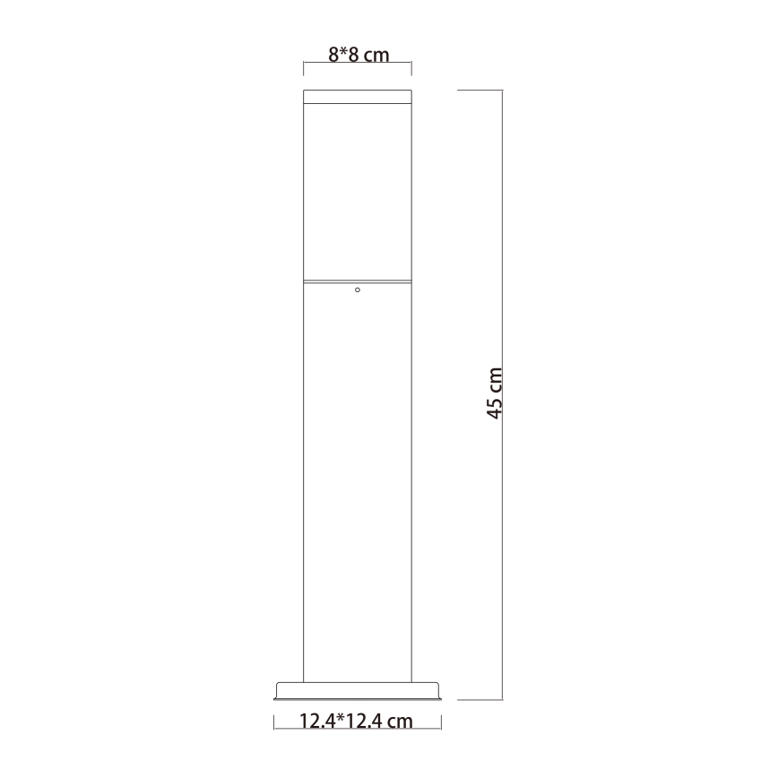 Globo - Välilamp 1xE27/15W/230V 45 cm IP44