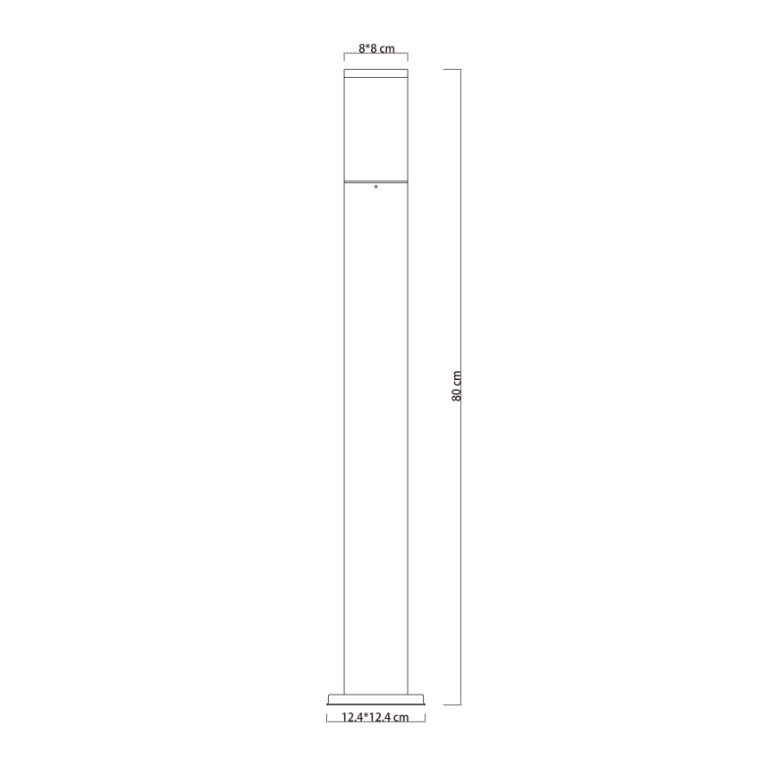 Globo - Välilamp 1xE27/15W/230V 80 cm IP44