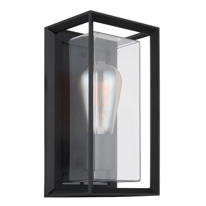 Globo - Väli seinavalgusti 1xE27/60W/230V IP44 must