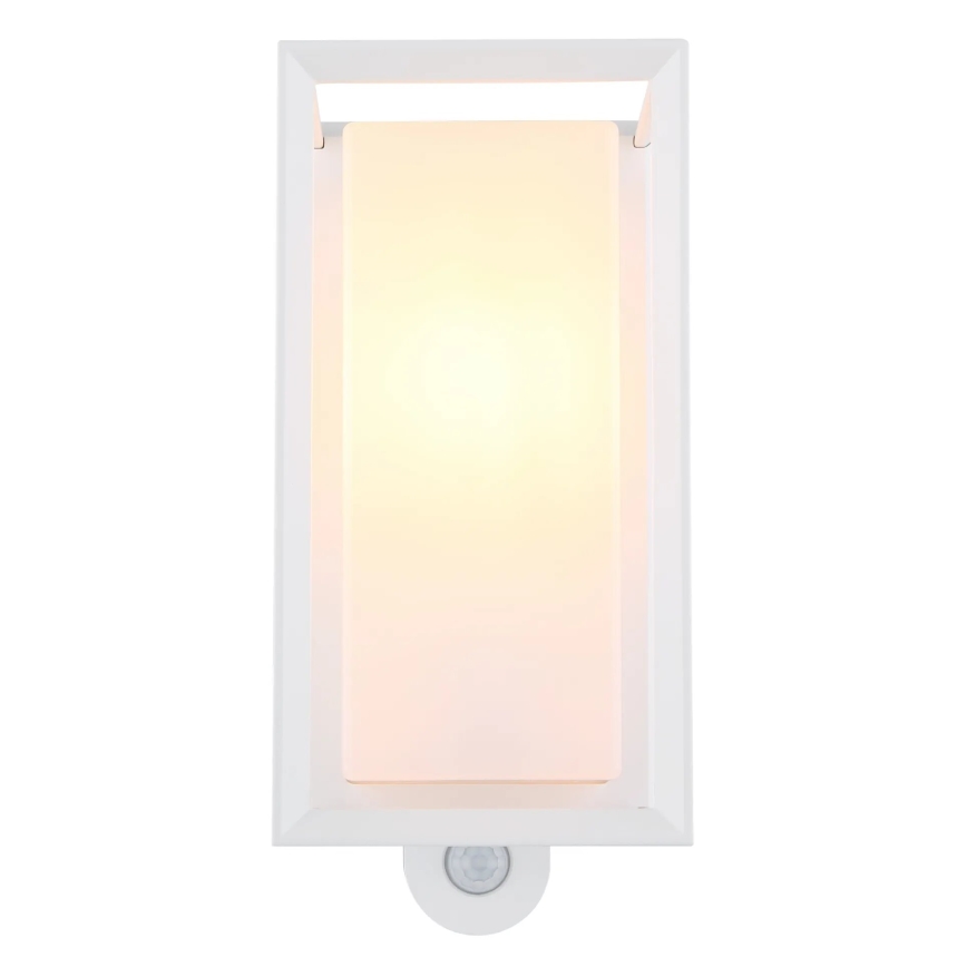 Globo - Väli seinavalgusti koos anduriga 1xE27/60W/230V IP44 valge