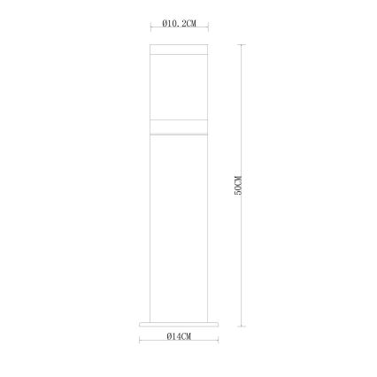 Globo - Välivalgusti 1xE27/60W/230V 50 cm IP44