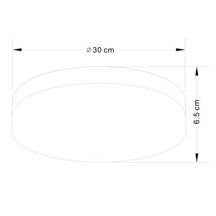 Globo - Vannitoavalgusti 3xE27/40W/230V d. 30 cm IP44