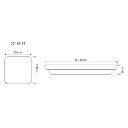 Globo - LEd Väli laevalgusti LED/24W/230V IP54