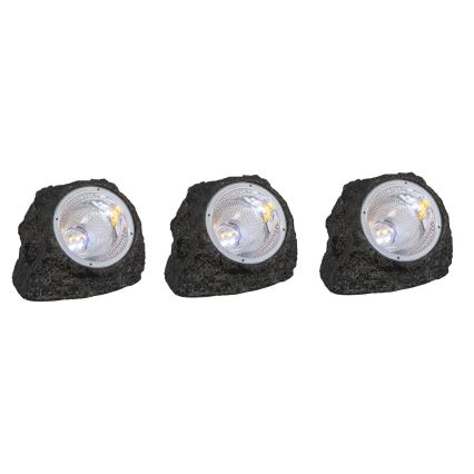 Globo - KOMPLEKT 3x LED Päikesepaneeliga valgusti LED/1,2V IP44